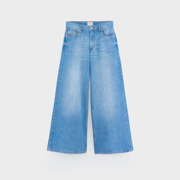 Kae wide jeans (252 / G / MD BLUE BLEACH)