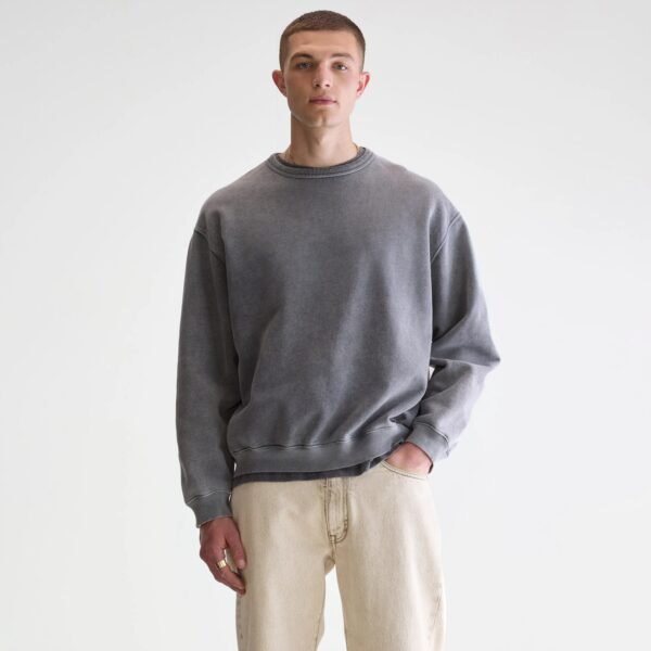 Fabien crewneck sweatshirt (252 / M / BLACK BLUE)